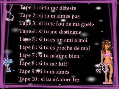 alors tu tape quoi ???